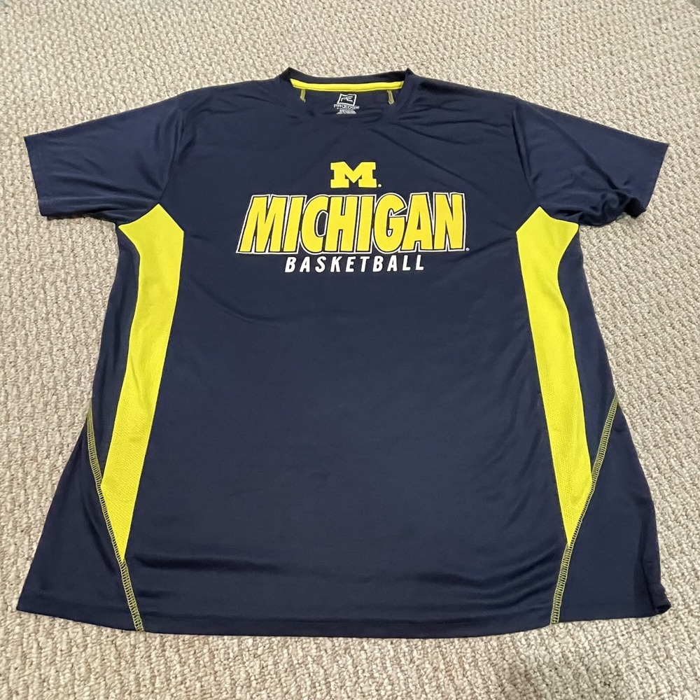 Pro Edge Michigan University Basketball Shirt Mens XL